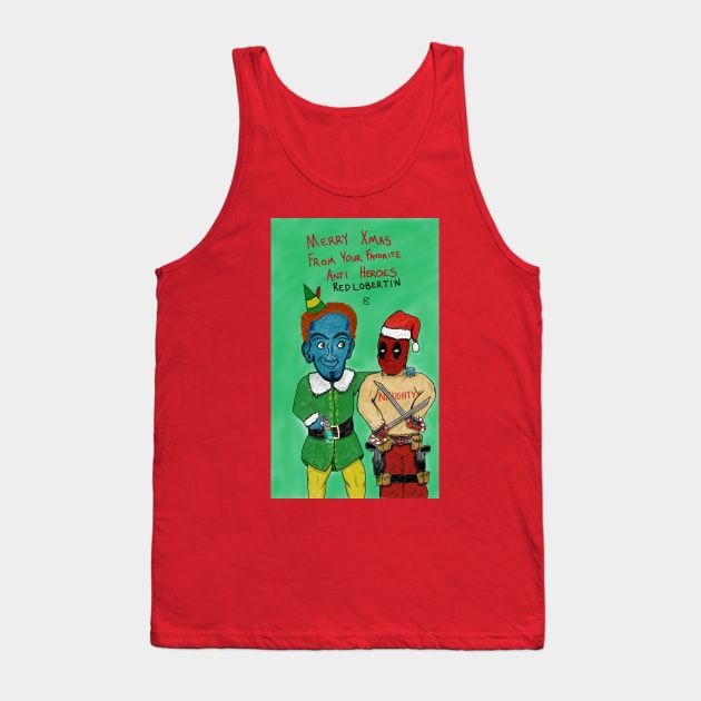 Antihero Xmas Tank Top by RedLobertin